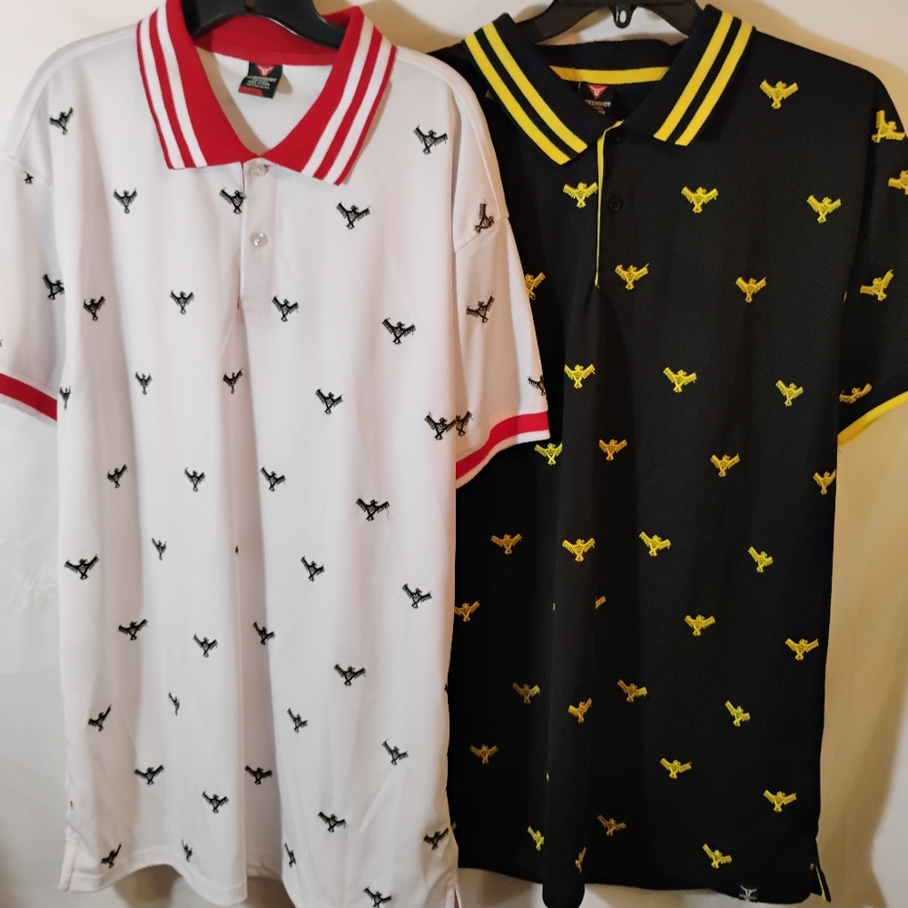 Screenshot Men Print Collar Polo Shirt